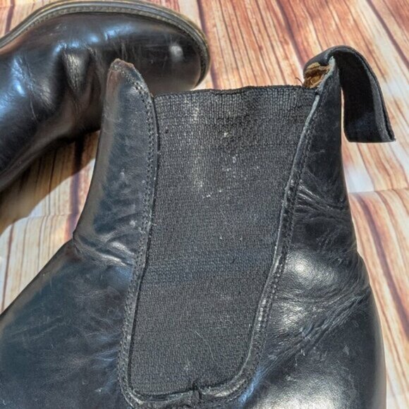 Northampton Women's Black Slide-on Leather Ankle Chelsea Boots Size 6 - Picture 9 of 10